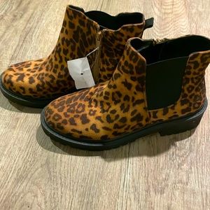 Madden Girl Leopard Booties size 7.5 Brand New